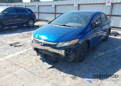 2012 Honda Civic Lx from USA, damaged, VIN 19XFB2F56CE081536